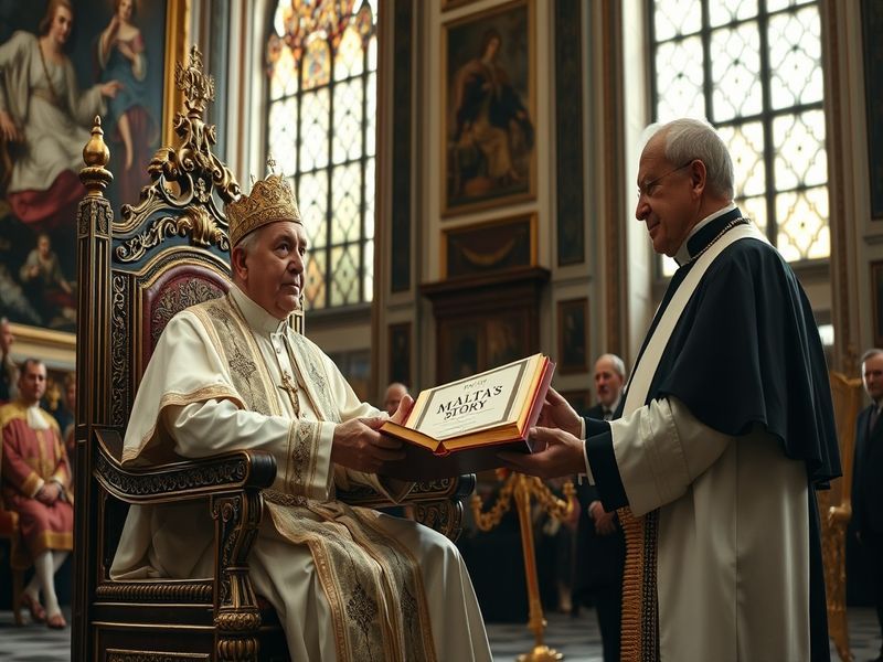 Malta Malta’s story reaches the Vatican as Opus book is presented to Pope Leo XIV