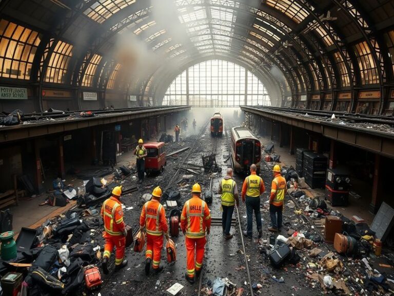 Malta Scotland's busiest train station closed after blaze