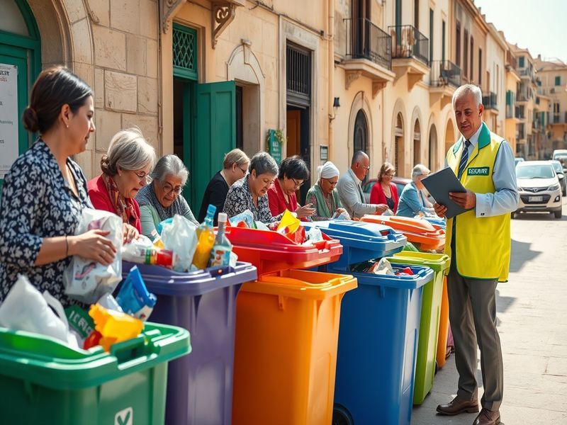 Malta Half of Malta's waste separation fines come from just three towns