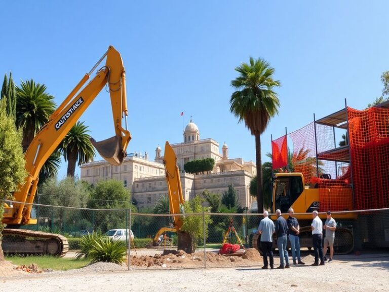 Malta PA halts illegal works on Manoel Island padel courts
