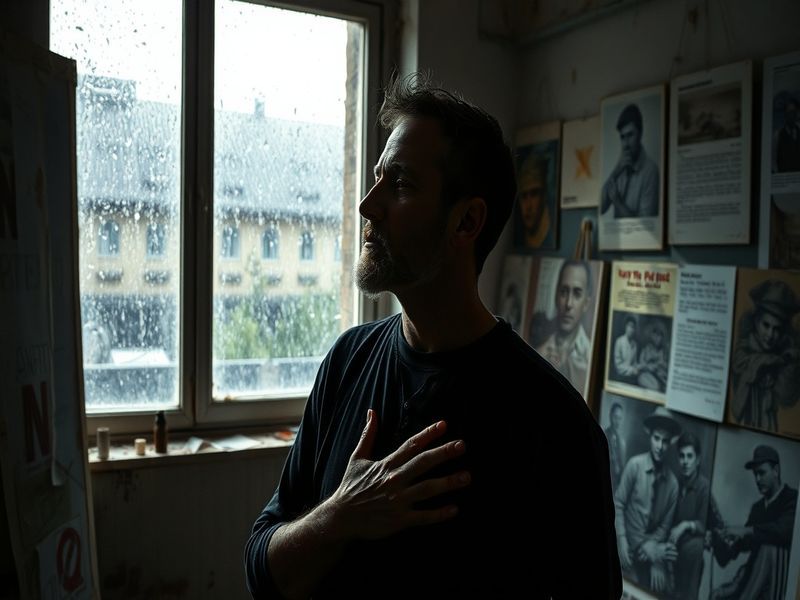 Malta The war halted shipment of his art. Biennale won't accept his alternative work