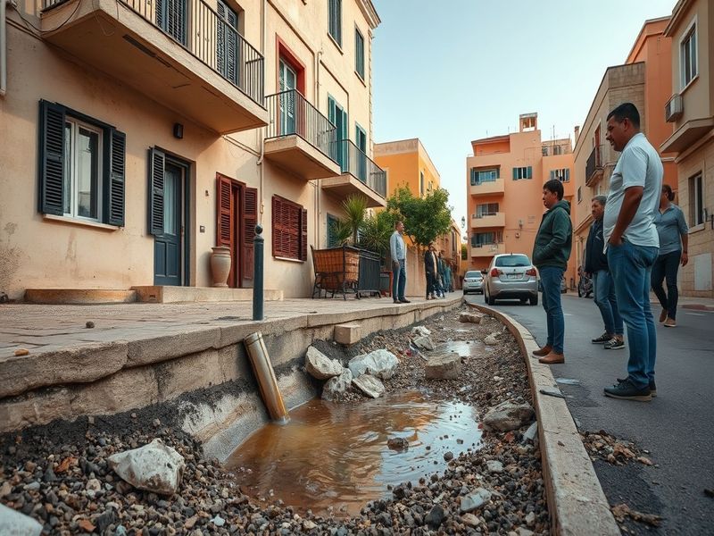 Malta Siġġiewi local council warns ‘sewage’ is flowing out of new social housing block