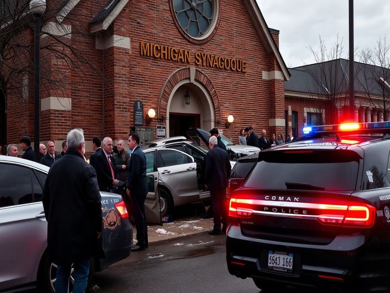Malta Assailant dead after ramming vehicle into Michigan synagogue