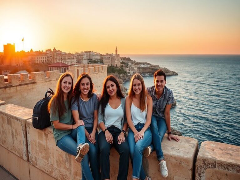 Malta ‘Crazy’: Young people spotted relaxing on the edge of Valletta bastions