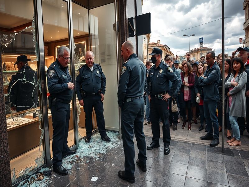 Malta Police searching for thieves involved in Floriana jewellers robbery