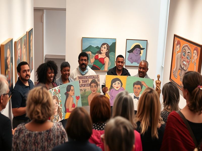 Malta Nine prison inmates showcase their art at Malta Biennale