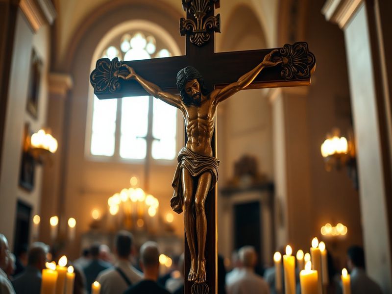 Malta Exposition of the miraculous crucifix at Ta’ Ġieżu church