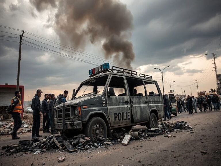 Malta Gaza ministry says Israeli strike on police vehicle kills nine