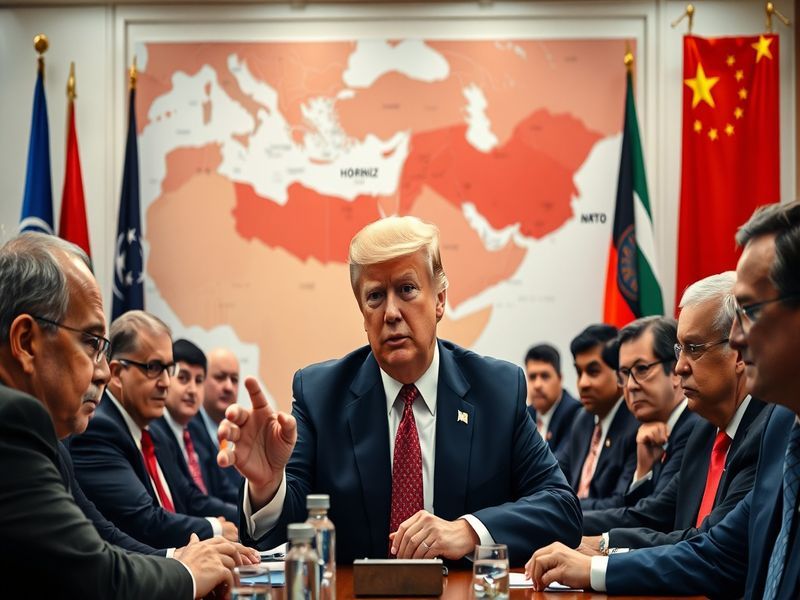 Malta Trump pressures NATO, China over Iran's closure of the Strait of Hormuz