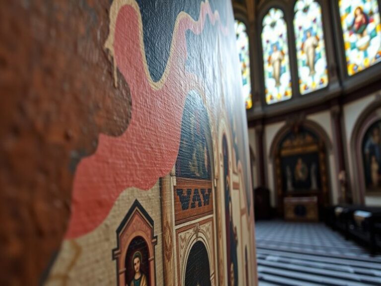 Malta Historic Favray painting at Chapel of Our Lady of Manresa restored