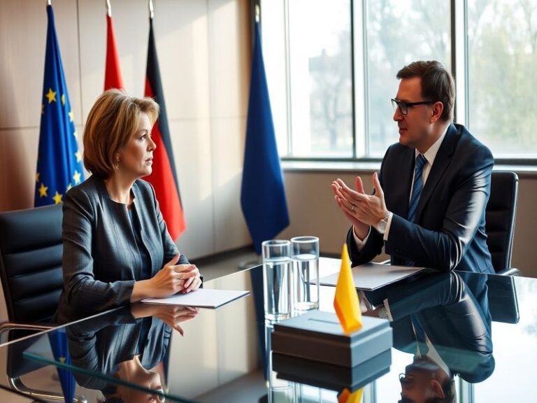 Malta Metsola meets German chancellor ahead of European Council summit