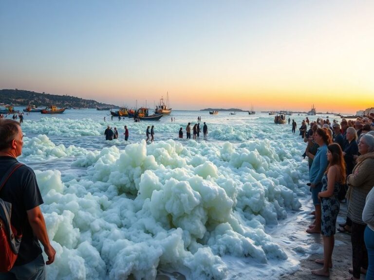 Malta Don't call it slime: Fish farms say Buġibba foam is not their doing