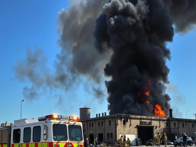 Malta Fire at Xewkija industrial building brought under control