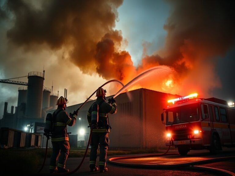 Malta Fire at Xewkija industrial building brought under control