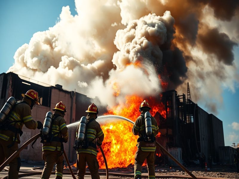 Malta Fire at Xewkija industrial building brought under control