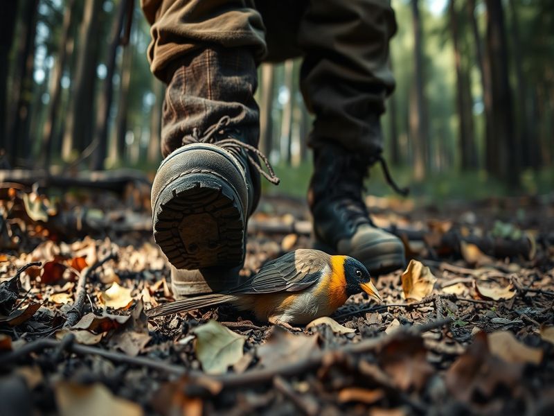 Malta Trapper filmed crushing a protected bird under his boot
