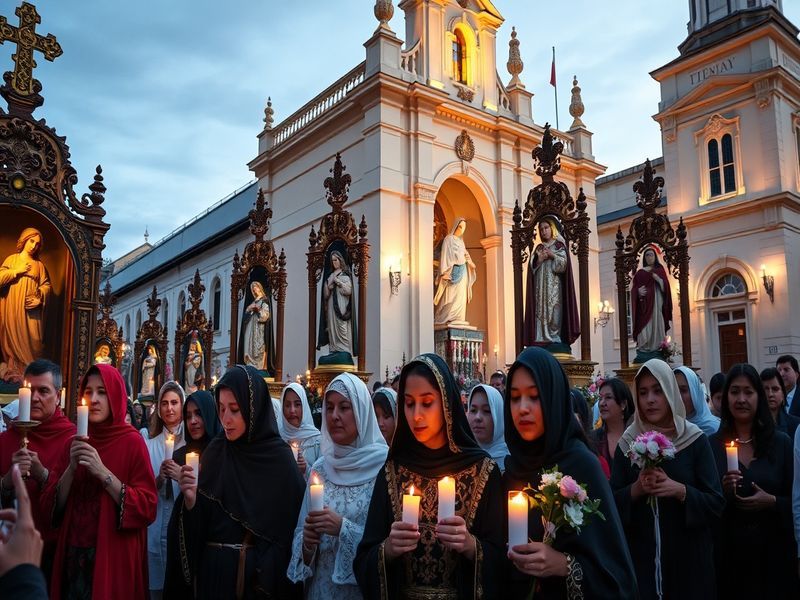 Malta Feast of Our Lady of Sorrows in Victoria