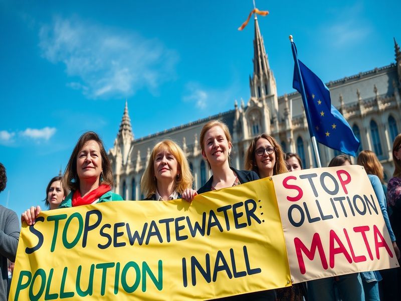 Malta Petition on seawater pollution in Malta presented to the European Parliament