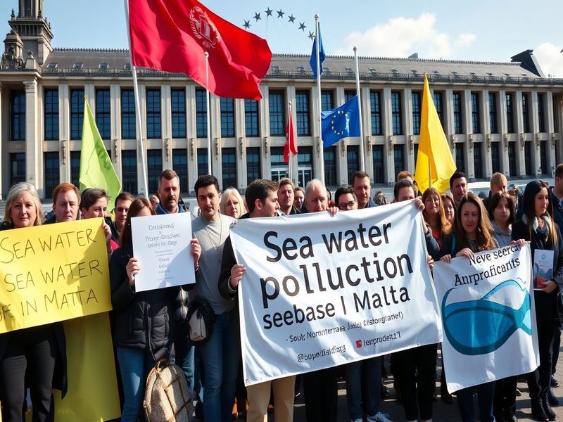 Malta Petition on seawater pollution in Malta presented to the European Parliament