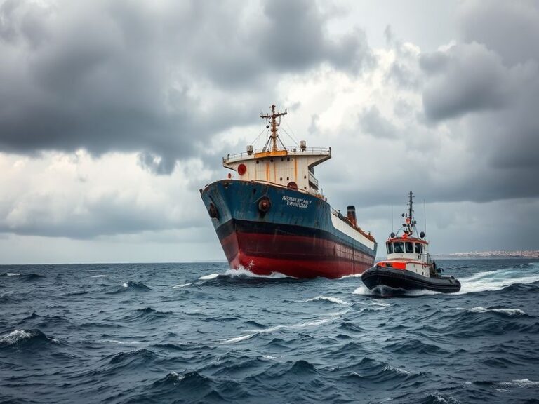 Malta Damaged Russian tanker under tow to Libya