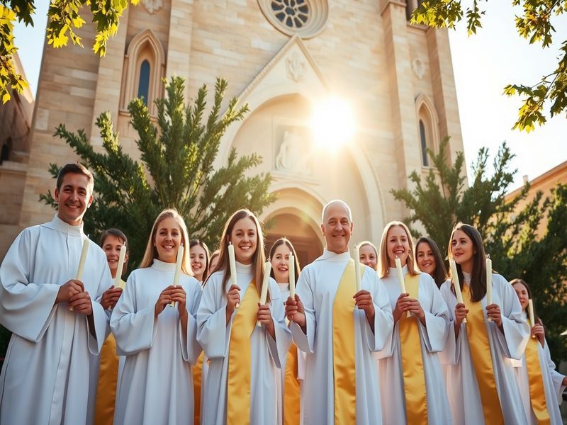 Malta New altar servers for Għajnsielem parish church
