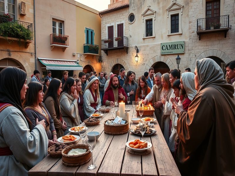Malta Last Supper re-enactment in Ħamrun