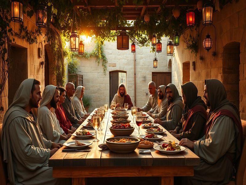 Malta Last Supper re-enactment in Ħamrun