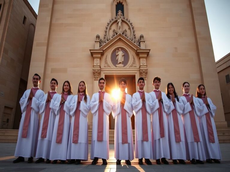 Malta New altar servers for Għajnsielem parish church