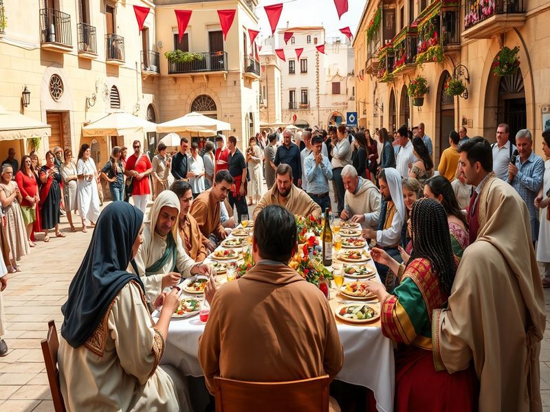 Malta Last Supper re-enactment in Ħamrun