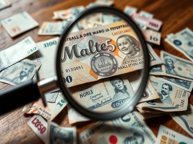 Malta These are the most common counterfeit notes found in Malta