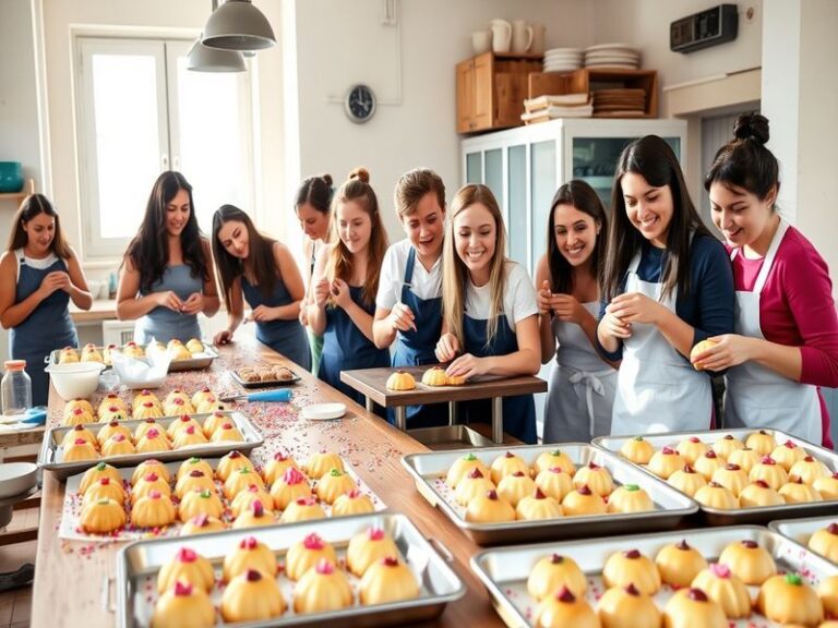 Malta Students bake 260 figolli for Mount Carmel Hospital patients