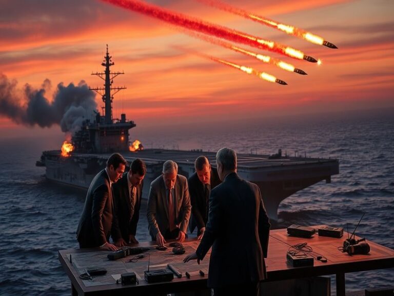 Malta Iran fires at US carrier as backchannel diplomacy aims to end war