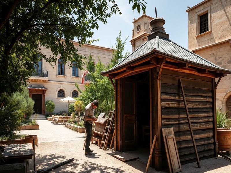 Malta Bighi hospital's 1898 'smoking shed' being restored