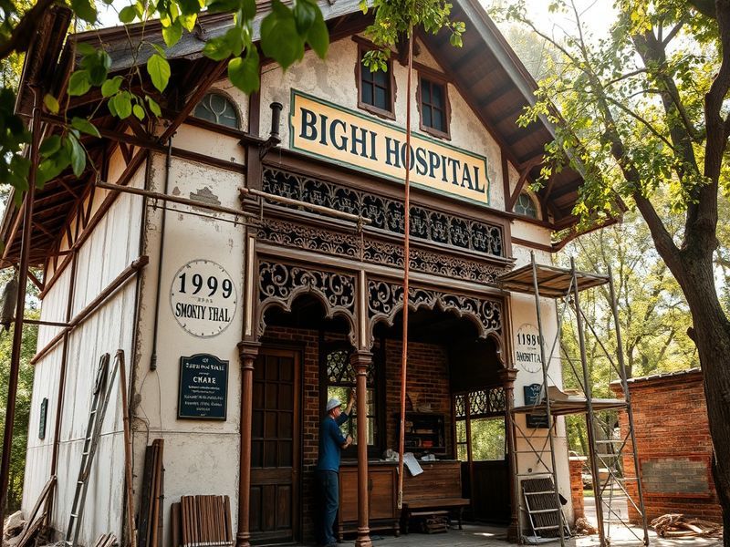 Malta Bighi hospital's 1898 'smoking shed' being restored