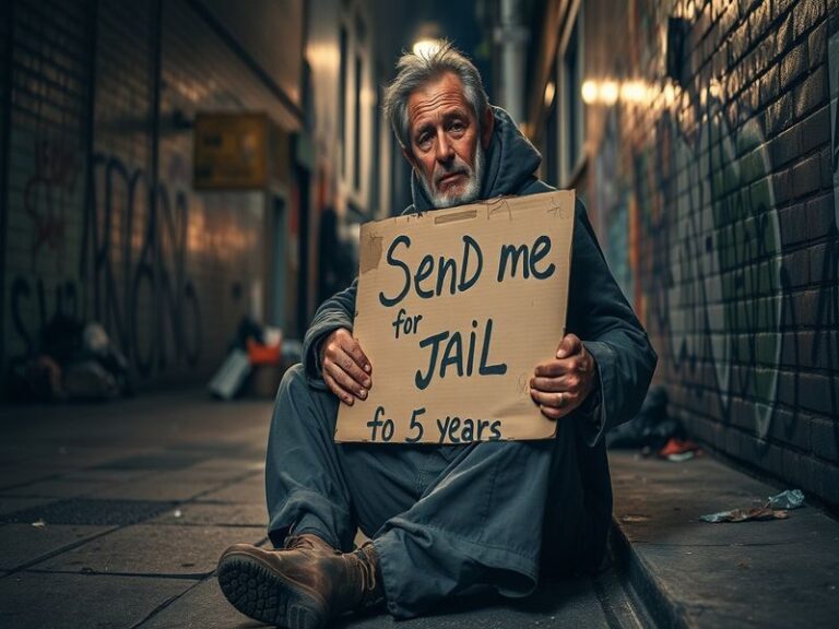 Malta Homeless man asks to be sent to jail for five years