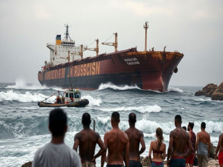 Malta Libyan authorities tow drifting Russian tanker away from coast