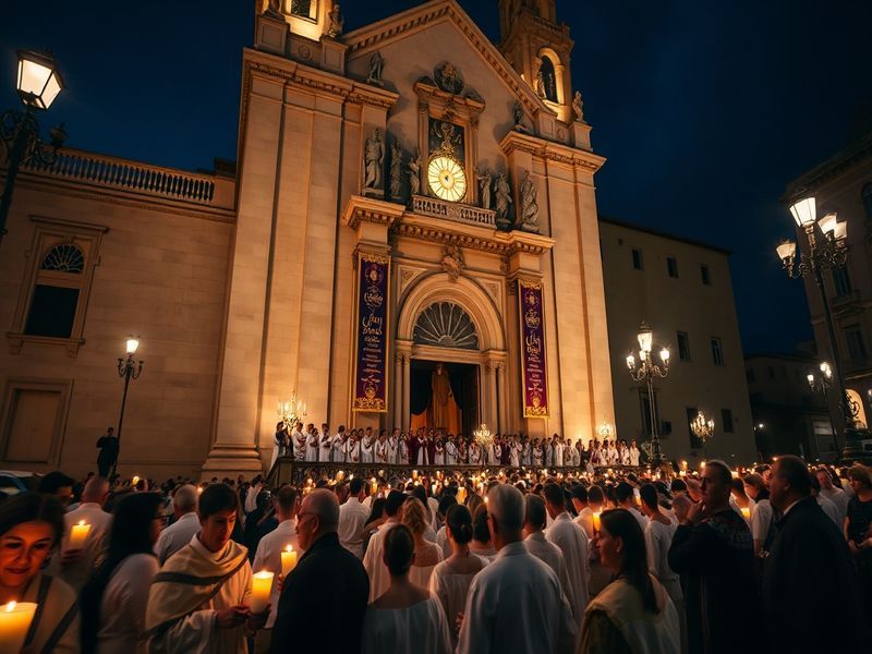 Malta Holy Week at the Gozo Cathedral