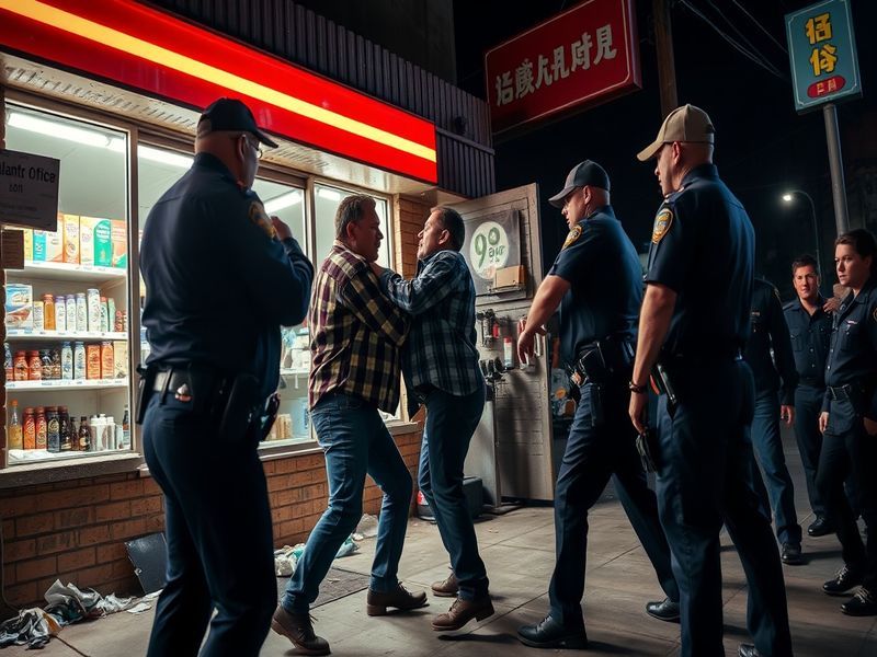 Malta Drunk storekeeper attacked four police officers