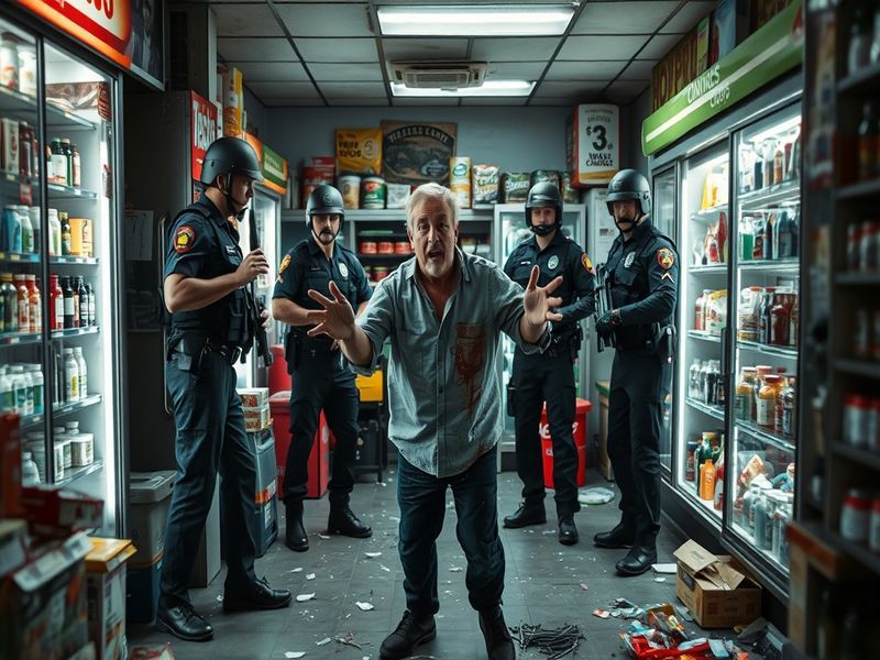 Malta Drunk storekeeper attacked four police officers