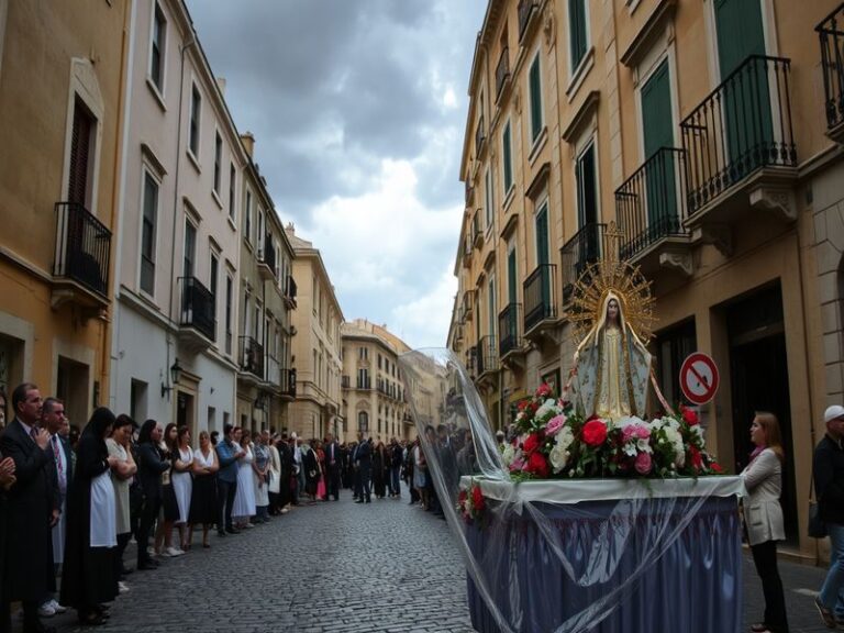 Malta Valletta Our Lady of Sorrows procession cancelled due to unstable weather