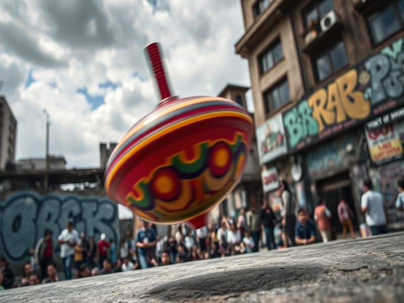 Malta Spinning tops and global chaos