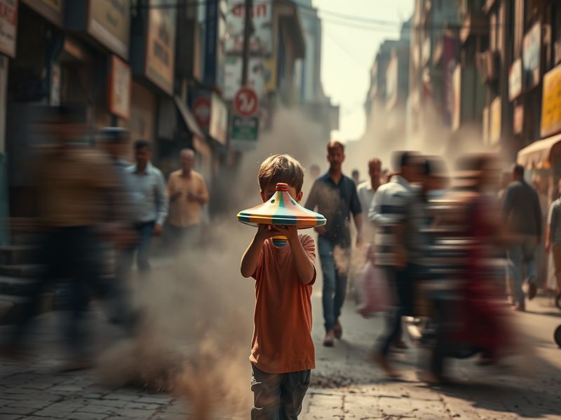 Malta Spinning tops and global chaos