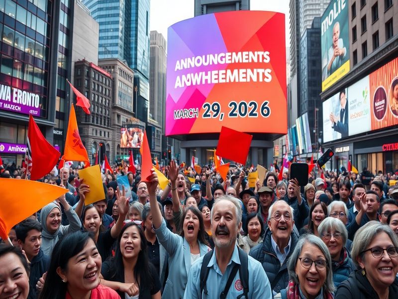 Malta Announcements − March 29, 2026