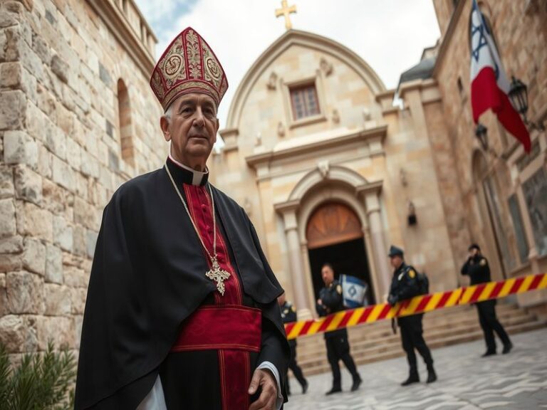 Malta Israel prevents Cardinal Pizzaballa from entering Holy Sepulchre on Palm Sunday