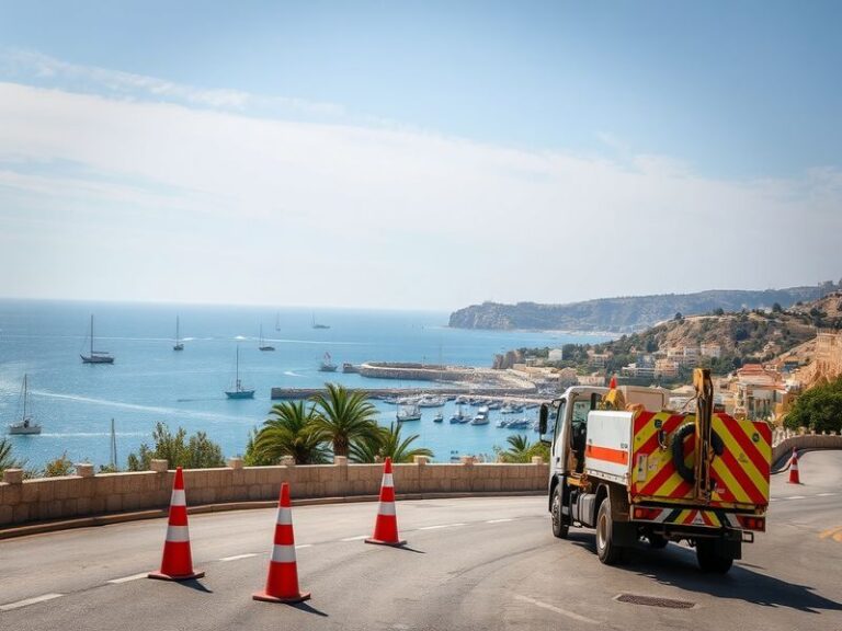 Malta Mellieħa road closure for two months close to Golden Bay