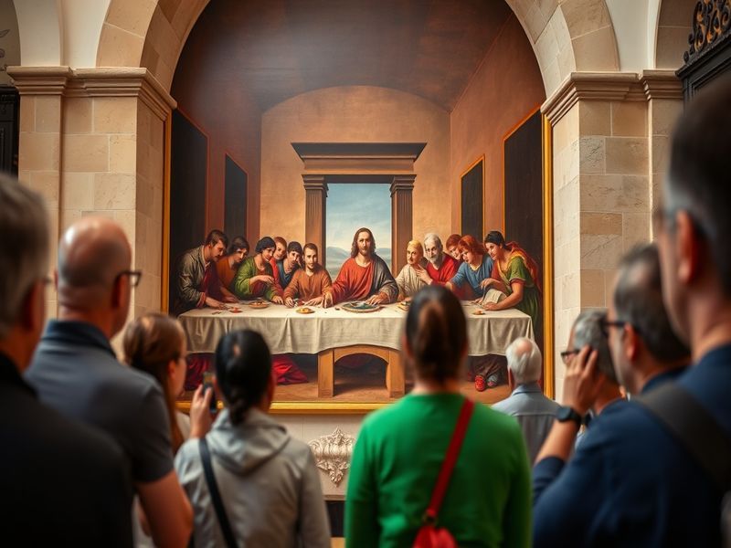 Malta Last Supper display at the Dominican Priory, Valletta