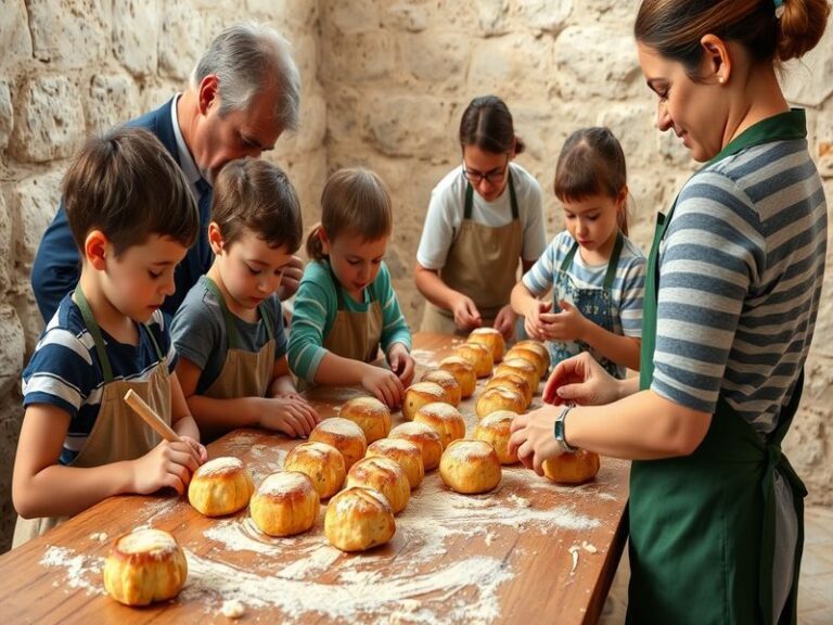 Malta Children baking figolli for charity