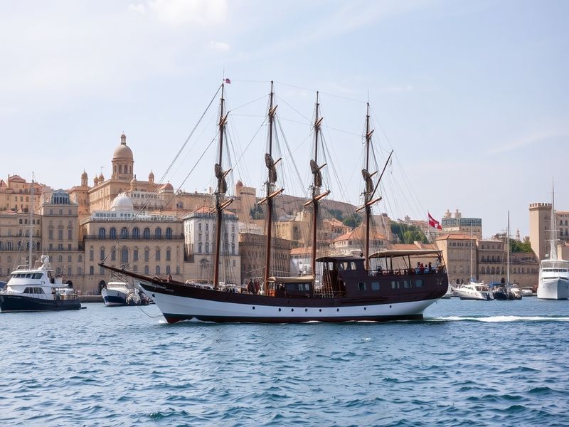 Malta Historic Italian sailing vessel completes voyage from Valletta to France