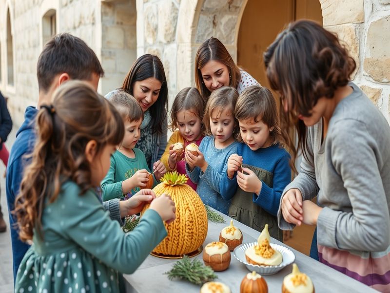 Malta Children baking figolli for charity
