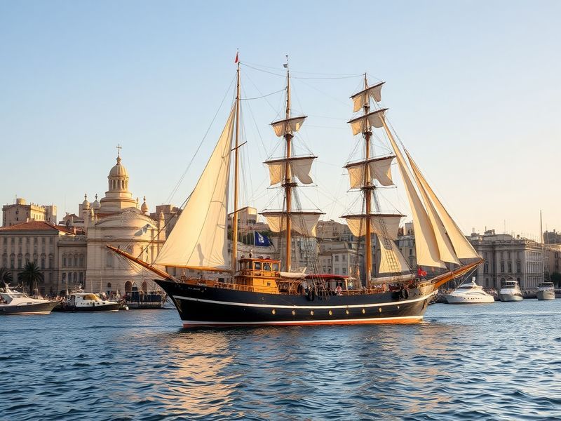 Malta Historic Italian sailing vessel completes voyage from Valletta to France
